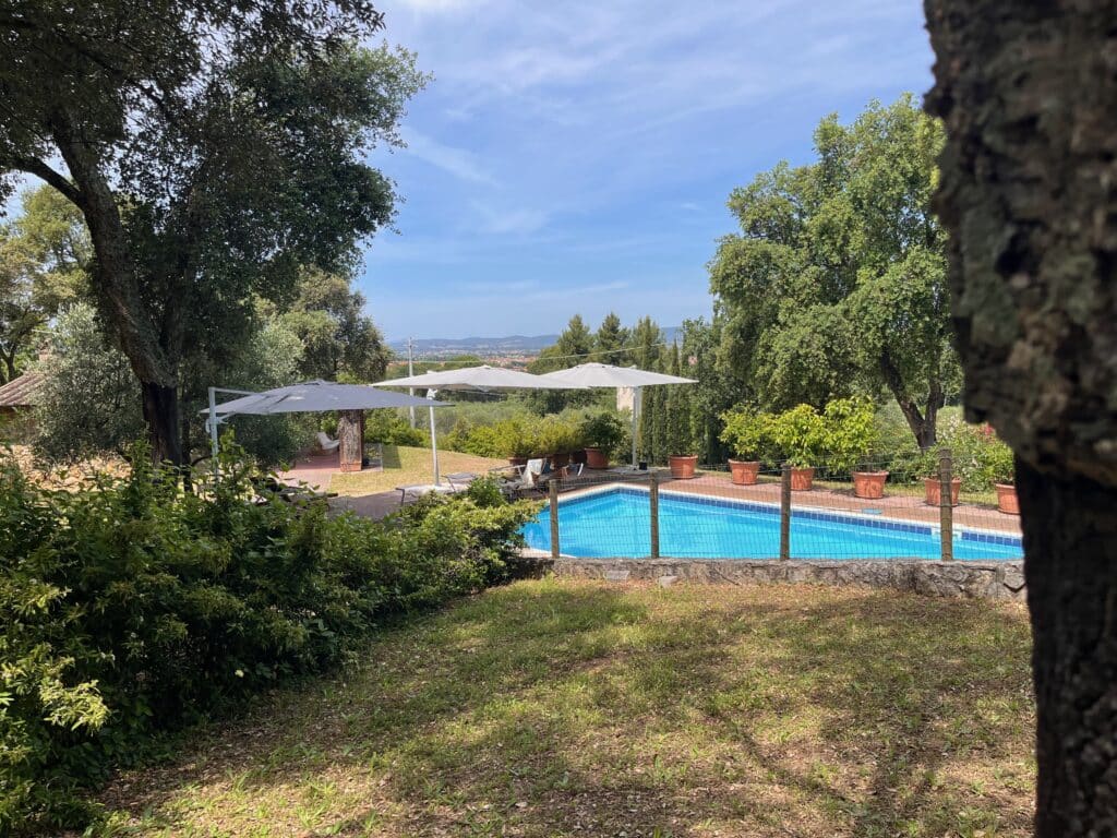 Vacation home Maremma - Pool view from above