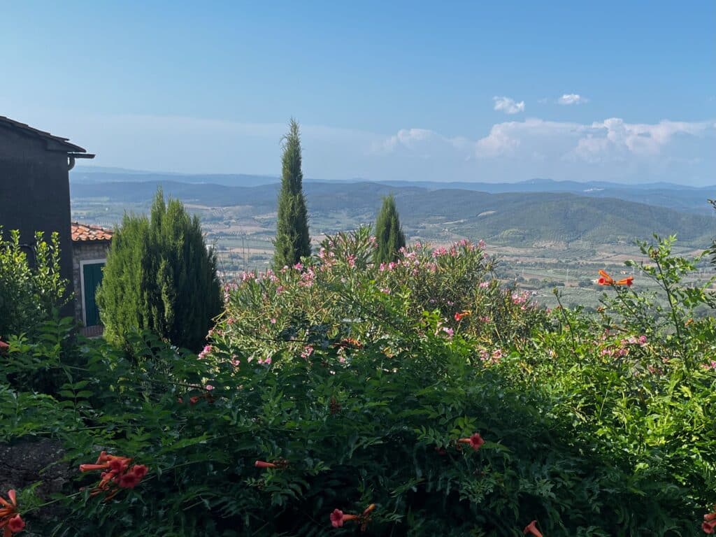 View during the excursion to Gavorrano