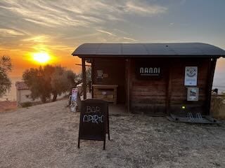 Sundowner in Scarlino at the chiosco belvedere